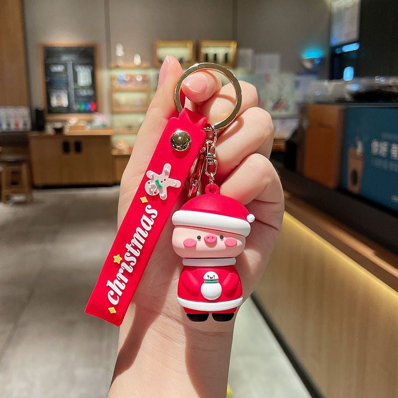 Wholesale Santa Claus Christmas Keychains